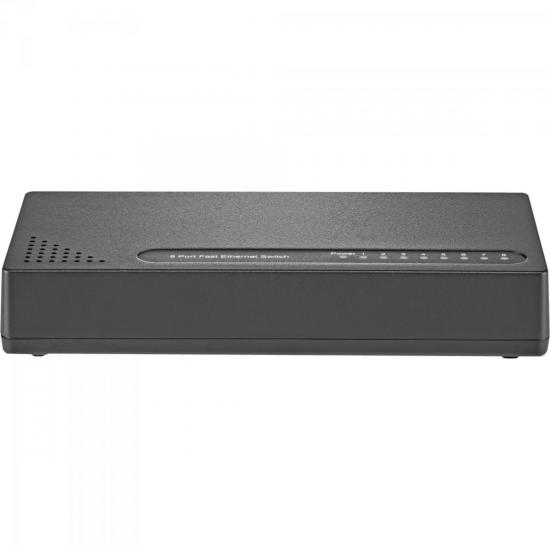 Switch Fast 8 Portas 100Mbps RE118 Preto MULTILASER por 0,00 à vista no boleto/pix ou parcele em até 1x sem juros. Compre na loja Mundomax!