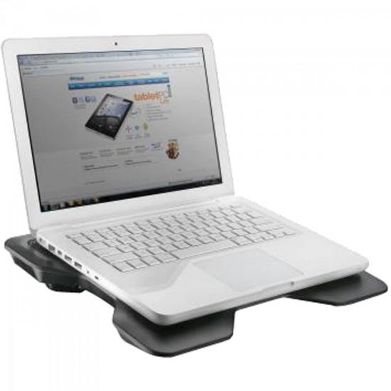 Suporte Para Notebook Com Cooler AC123 Multilaser por 0,00 à vista no boleto/pix ou parcele em até 1x sem juros. Compre na loja Mundomax!