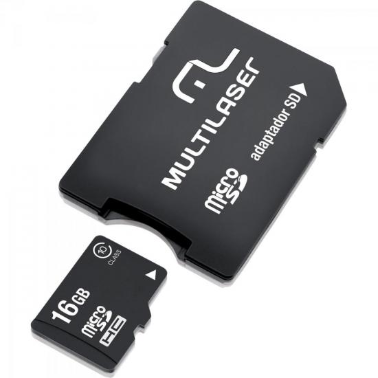 Cartão de Memória 16GB Micro SDHC com Adaptador MC110 CLASSE 10 por 0,00 à vista no boleto/pix ou parcele em até 1x sem juros. Compre na loja Mundomax!