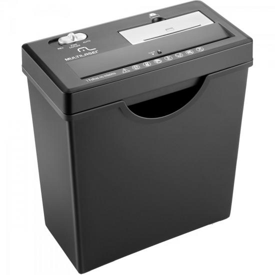 Fragmentadora de Papel 127V OF003 Preta MULTILASER por 0,00 à vista no boleto/pix ou parcele em até 1x sem juros. Compre na loja Mundomax!