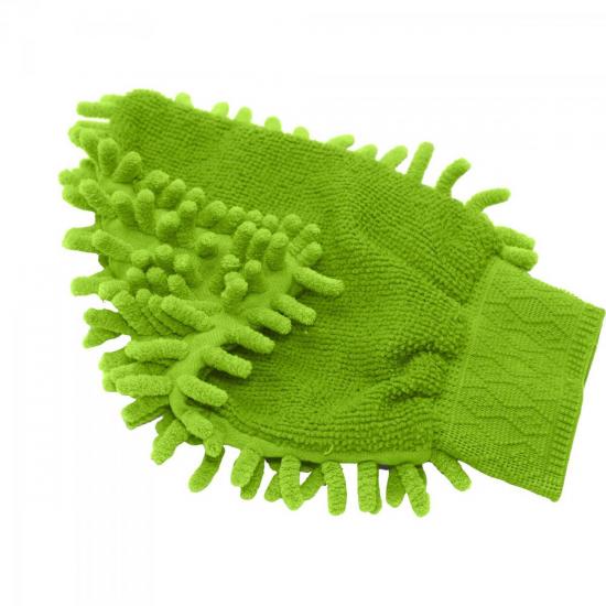 Luva de Microfibra Para Limpeza AU309 Verde MULTILASER por 0,00 à vista no boleto/pix ou parcele em até 1x sem juros. Compre na loja Mundomax!