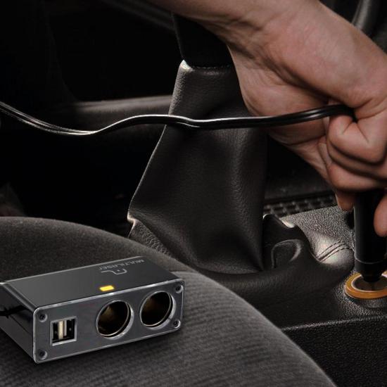 Adaptador Veicular USB + 12V AU905 Preto MULTILASER por 0,00 à vista no boleto/pix ou parcele em até 1x sem juros. Compre na loja Mundomax!