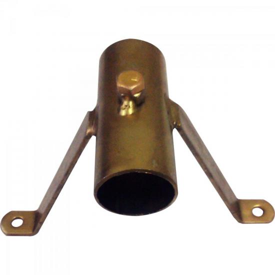 Suporte Cavalete Lateral Parede 3/4\" SIMPLES Bicromado ONLINE ANTENAS por 8,90 à vista no boleto/pix ou parcele em até 1x sem juros. Compre na loja Mundomax!
