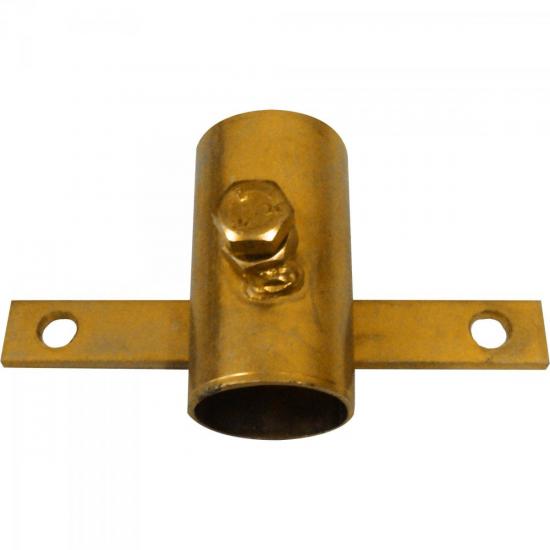 Suporte Lateral Parede 3/4\" SIMPLES Bicromado ONLINE ANTENAS por 4,90 à vista no boleto/pix ou parcele em até 1x sem juros. Compre na loja Mundomax!