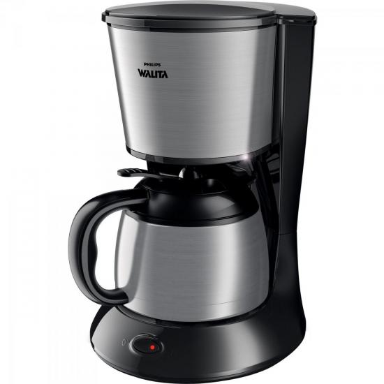 Cafeteira com Jarra Ultrarresistente 110V RI7476/21 Preto PHILIPS WALITA por 0,00 à vista no boleto/pix ou parcele em até 1x sem juros. Compre na loja Mundomax!