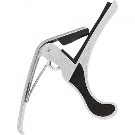 Braçadeira Capotraste com Grampo de Aço GUITAR CAPO Prata DEVISER por 0,00 à vista no boleto/pix ou parcele em até 1x sem juros. Compre na loja Mundomax!