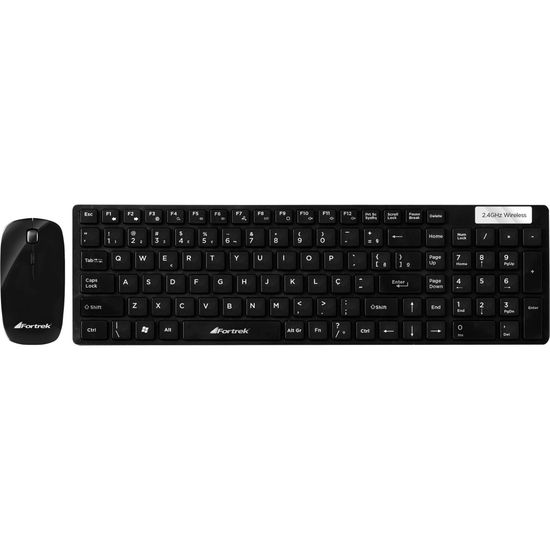 Combo Teclado + Mouse Wireless WCF-102 FORTREK por 103,90 à vista no boleto/pix ou parcele em até 4x sem juros. Compre na loja Mundomax!