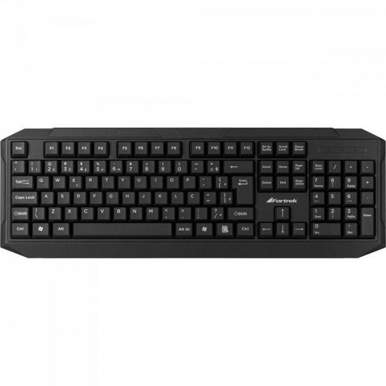 Combo Teclado + Mouse Wireless WCF-101 Preto FORTREK por 101,90 à vista no boleto/pix ou parcele em até 4x sem juros. Compre na loja Mundomax!