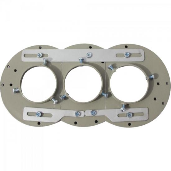 Suporte LNBF Carona Triplo C1/C2/C3 Cinza BEDINSAT por 48,90 à vista no boleto/pix ou parcele em até 1x sem juros. Compre na loja Mundomax!