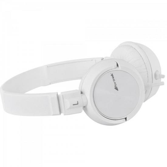 Fone de Ouvido HPF-501WT Branco FORTREK por 35,90 à vista no boleto/pix ou parcele em até 1x sem juros. Compre na loja Mundomax!