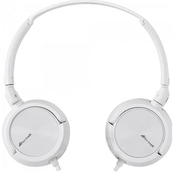 Fone de Ouvido HPF-501WT Branco FORTREK por 35,90 à vista no boleto/pix ou parcele em até 1x sem juros. Compre na loja Mundomax!