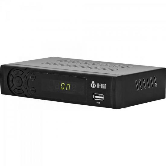 Conversor Digital Terrestre ITV-200 Preto INFOKIT por 0,00 à vista no boleto/pix ou parcele em até 1x sem juros. Compre na loja Mundomax!