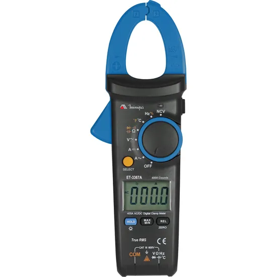 Alicate Amperímetro Digital ET-3367A Azul/Preto MINIPA (61019)