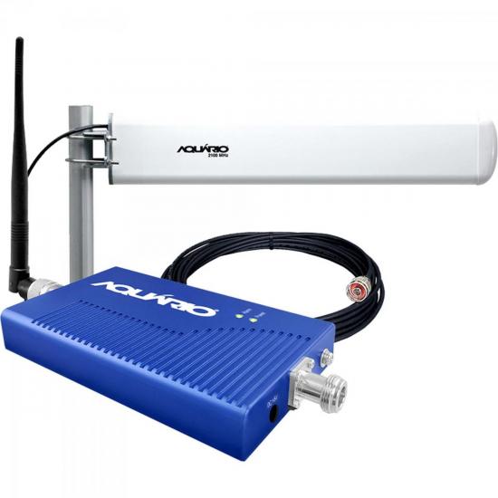 Mini Repetidor de Celular 3G 2100MHz RP-2160 Azul AQUÁRIO por 0,00 à vista no boleto/pix ou parcele em até 1x sem juros. Compre na loja Mundomax!