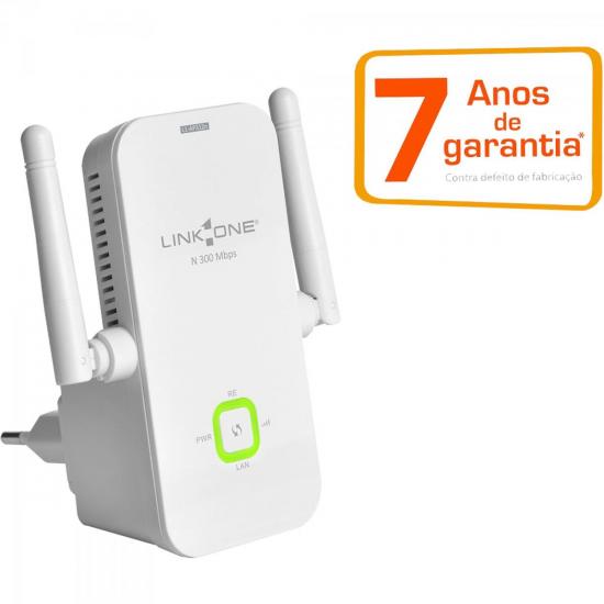 Ponto de Acesso Extensor Wireless 300Mbps L1-AP312N Branco LINK ONE por 0,00 à vista no boleto/pix ou parcele em até 1x sem juros. Compre na loja Mundomax!