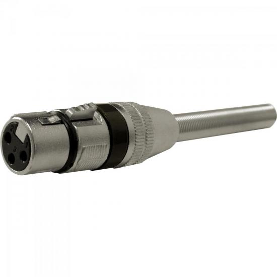 Plug XLR Canon Fêmea com Mola JCCN0014 Preto STORM por 30,90 à vista no boleto/pix ou parcele em até 1x sem juros. Compre na loja Mundomax!