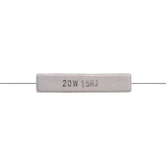 Resistor Fio Cerâmico 20W 15R RSTR0001 Branco STORM (61143)