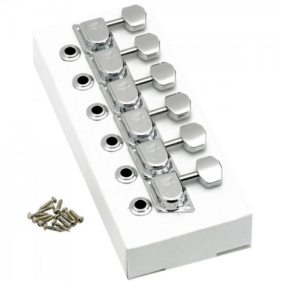 Tarraxa Para Guitarra Stratocaster e Telecaster 70S F STYLE Cromada por 0,00 à vista no boleto/pix ou parcele em até 1x sem juros. Compre na loja Mundomax!