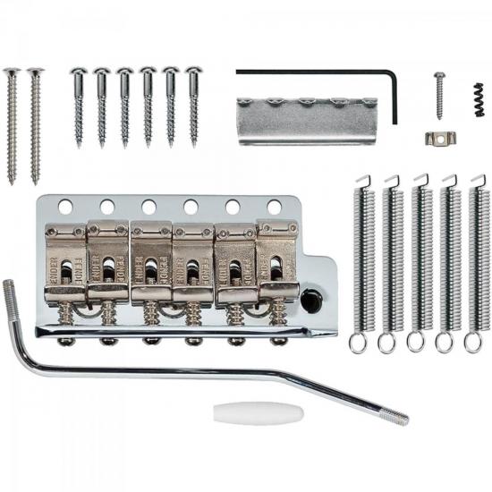 Ponte Para Guitarra AMERICAN VINTAGE STRATOCASTER Cromada FENDER por 0,00 à vista no boleto/pix ou parcele em até 1x sem juros. Compre na loja Mundomax!