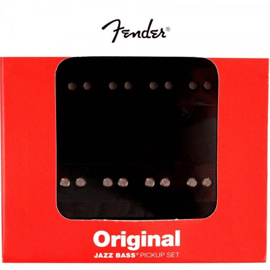 Set de Captadores Para Contrabaixo ORIGINAL JAZZ BASS Preto FENDER por 899,99 à vista no boleto/pix ou parcele em até 10x sem juros. Compre na loja Mundomax!