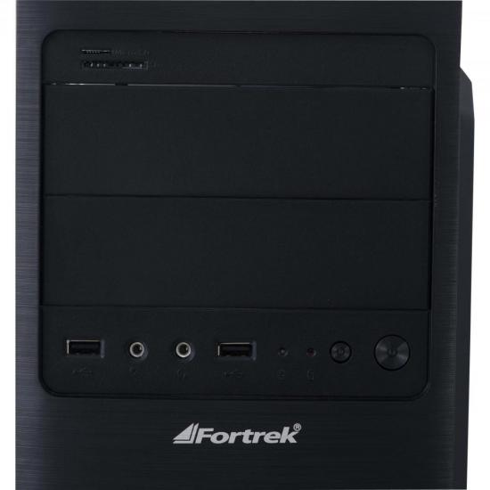Gabinete Standard com Fonte SC-401BK Preto FORTREK por 0,00 à vista no boleto/pix ou parcele em até 1x sem juros. Compre na loja Mundomax!