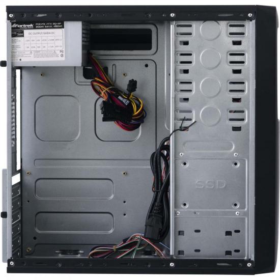 Gabinete Standard com Fonte SC-401BK Preto FORTREK por 0,00 à vista no boleto/pix ou parcele em até 1x sem juros. Compre na loja Mundomax!