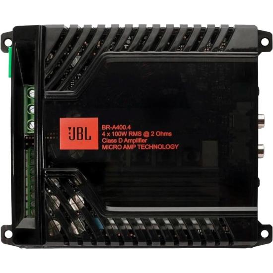 Módulo 400W 2 Ohms BR-A400.4 JBL por 0,00 à vista no boleto/pix ou parcele em até 1x sem juros. Compre na loja Mundomax!