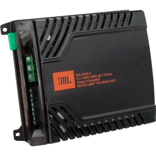 Módulo 400W 2 Ohms BR-A400.4 JBL por 0,00 à vista no boleto/pix ou parcele em até 1x sem juros. Compre na loja Mundomax!