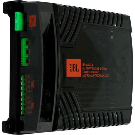 Módulo 400W 2 Ohms BR-A400.4 JBL por 0,00 à vista no boleto/pix ou parcele em até 1x sem juros. Compre na loja Mundomax!
