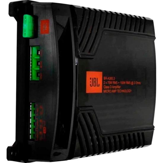 Módulo 300W 2 Ohms BR-A300.3 JBL por 0,00 à vista no boleto/pix ou parcele em até 1x sem juros. Compre na loja Mundomax!