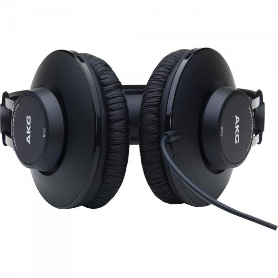 Fone de Ouvido AKG K52 Profissional Preto por 299,00 à vista no boleto/pix ou parcele em até 10x sem juros. Compre na loja Mundomax!