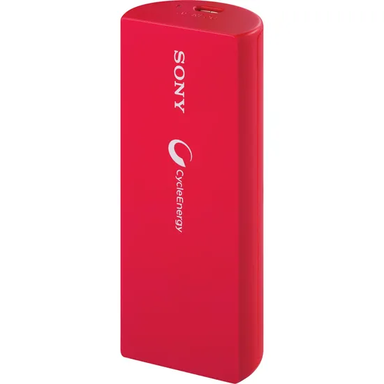 Carregador Portátil USB 2800mAh CP-V3 Vermelho SONY (61338)