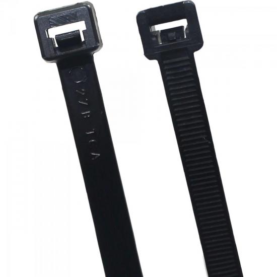 Braçadeira T18R 102x2,5 Preta HELLERMANN por 0,00 à vista no boleto/pix ou parcele em até 1x sem juros. Compre na loja Mundomax!