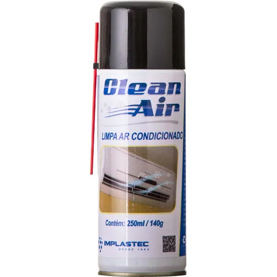Limpa Ar Condicionado Automotivo 250ml CLEAN AIR IMPLASTEC por 0,00 à vista no boleto/pix ou parcele em até 1x sem juros. Compre na loja Mundomax!