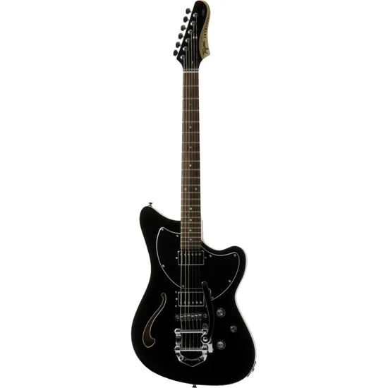 Guitarra TAGIMA Semi-Acústica JET BLUES DELUXE Preta por 0,00 à vista no boleto/pix ou parcele em até 1x sem juros. Compre na loja Mundomax!