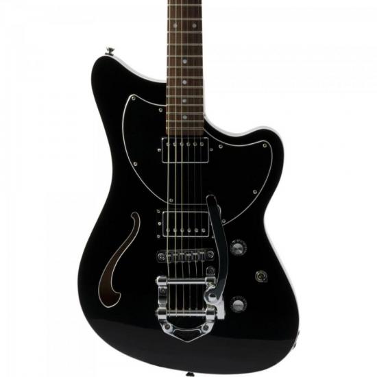 Guitarra TAGIMA Semi-Acústica JET BLUES DELUXE Preta por 0,00 à vista no boleto/pix ou parcele em até 1x sem juros. Compre na loja Mundomax!