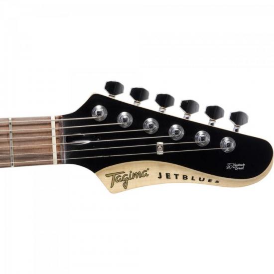 Guitarra TAGIMA Semi-Acústica JET BLUES Verde Metálico por 0,00 à vista no boleto/pix ou parcele em até 1x sem juros. Compre na loja Mundomax!