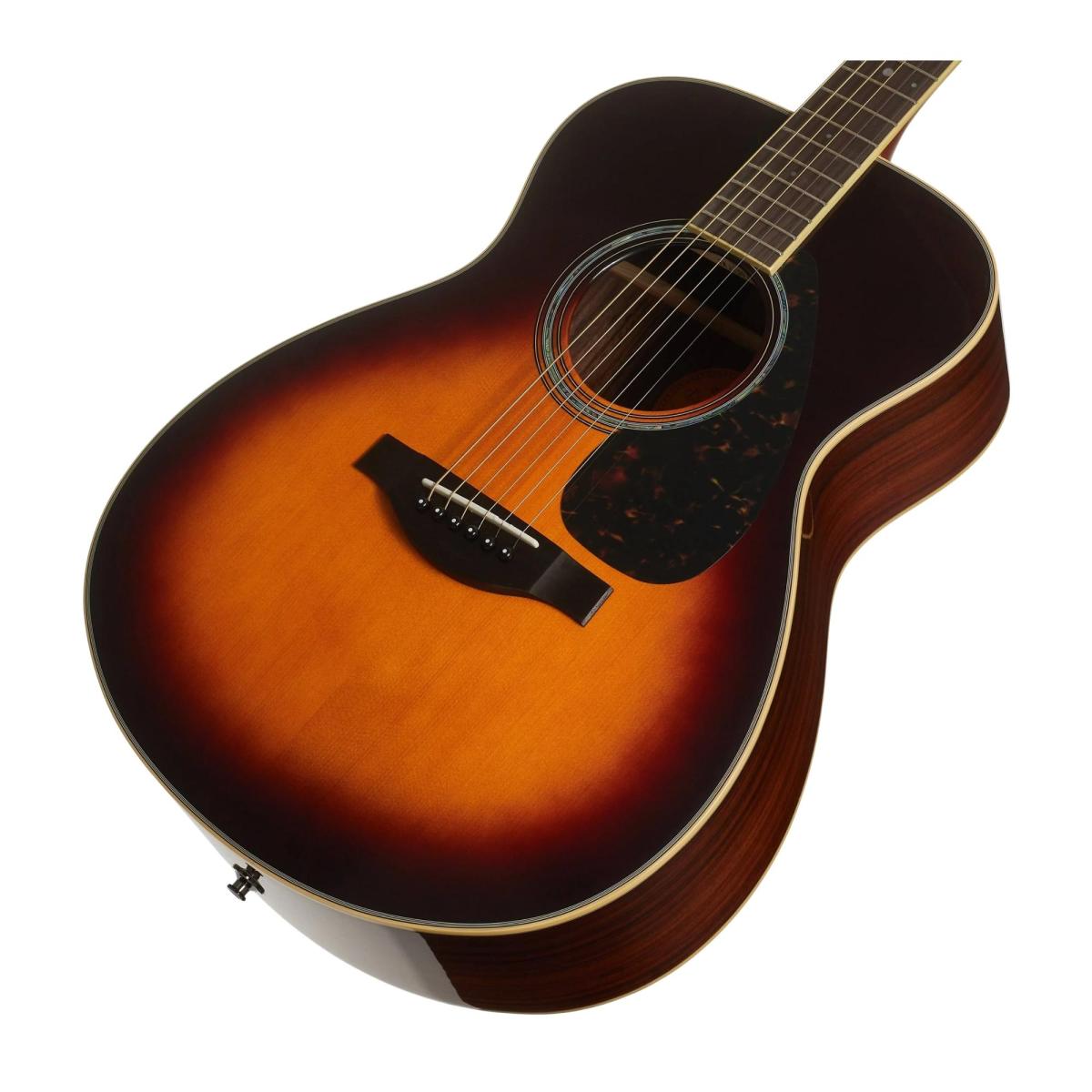 Violão Yamaha LS6 Are Eletroacústico Aço Brown Sunburst c/ Semi