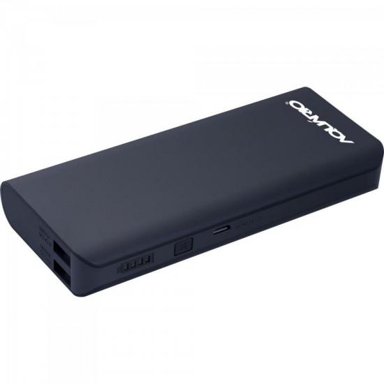 Carregador Portátil USB 10000mAh CP-10000 Preto AQUÁRIO por 0,00 à vista no boleto/pix ou parcele em até 1x sem juros. Compre na loja Mundomax!