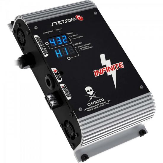 Carregador de Baterias Bivolt CHV 3000 Preto STETSOM por 0,00 à vista no boleto/pix ou parcele em até 1x sem juros. Compre na loja Mundomax!