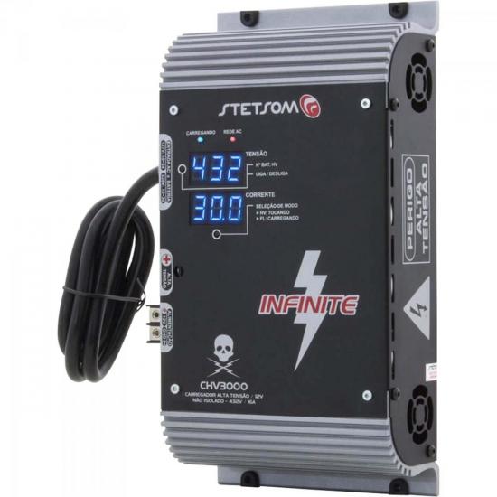 Carregador de Baterias Bivolt CHV 3000 Preto STETSOM por 0,00 à vista no boleto/pix ou parcele em até 1x sem juros. Compre na loja Mundomax!