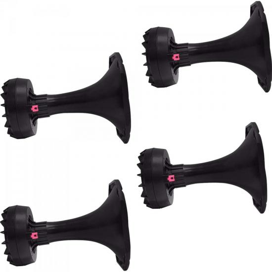 Kit Som Automotivo 120W RMS 8 Ohms 4 DRIVERS + 4 CORNETAS CURTAS ORION por 0,00 à vista no boleto/pix ou parcele em até 1x sem juros. Compre na loja Mundomax!