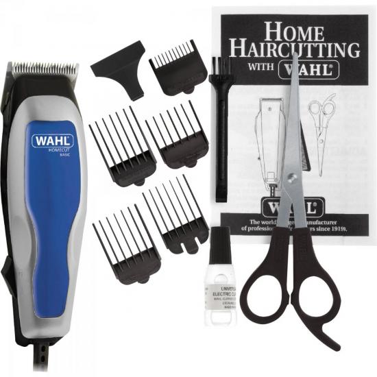 Máquina de corte HomeCut Basic 127V WAHL por 0,00 à vista no boleto/pix ou parcele em até 1x sem juros. Compre na loja Mundomax!