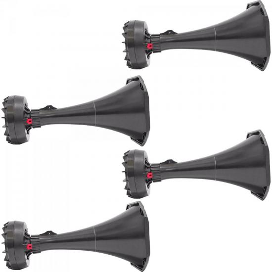 Kit Som Automotivo 120W RMS 8 Ohms 4 DRIVERS + 4 CORNETAS LONGAS ORION por 0,00 à vista no boleto/pix ou parcele em até 1x sem juros. Compre na loja Mundomax!