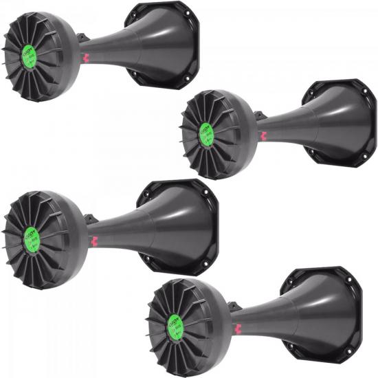 Kit Som Automotivo 120W RMS 8 Ohms 4 DRIVERS + 4 CORNETAS LONGAS ORION por 0,00 à vista no boleto/pix ou parcele em até 1x sem juros. Compre na loja Mundomax!