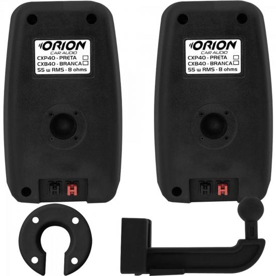 Caixa de Som Ambiente 4\" 55W 8 Ohms CXP40 Preta ORION (par) por 115,99 à vista no boleto/pix ou parcele em até 4x sem juros. Compre na loja Mundomax!