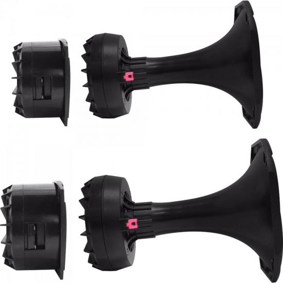 Kit Som Automotivo 120W RMS 8 Ohms 2 DRIVERS + 2 CORNETAS CURTA + 2 por 0,00 à vista no boleto/pix ou parcele em até 1x sem juros. Compre na loja Mundomax!