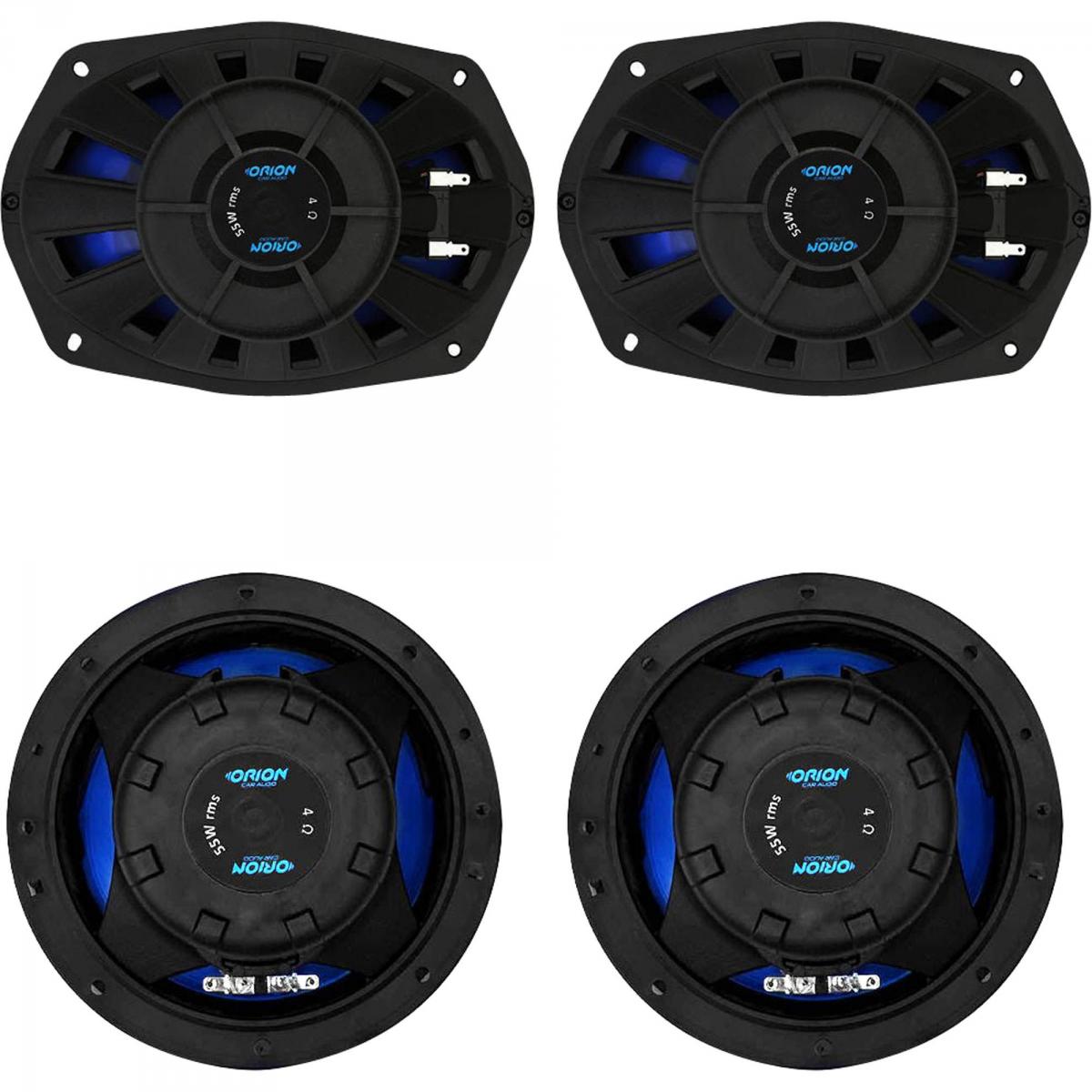 Kit Alto Falante Quadriaxial 6x9