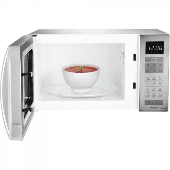 Micro-Ondas 25L 127V 800W NN-ST375MRUN Prata PANASONIC por 0,00 à vista no boleto/pix ou parcele em até 1x sem juros. Compre na loja Mundomax!