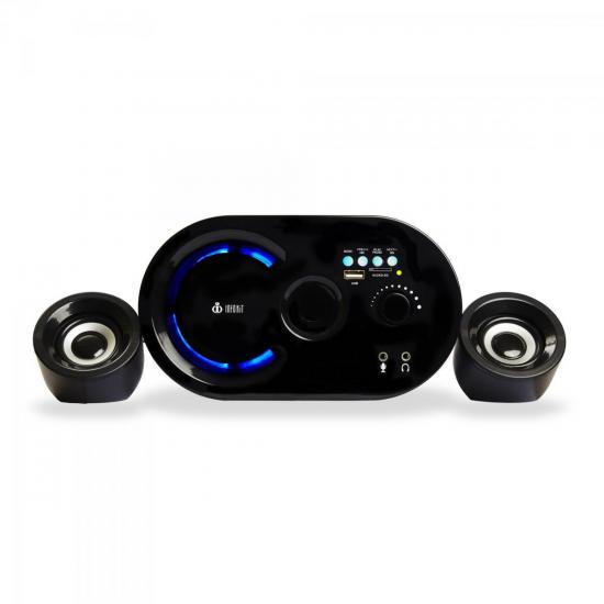 Caixa Multimídia 2.1 16W RMS com Bluetooth VC-G300BT Preta INFOKIT por 0,00 à vista no boleto/pix ou parcele em até 1x sem juros. Compre na loja Mundomax!